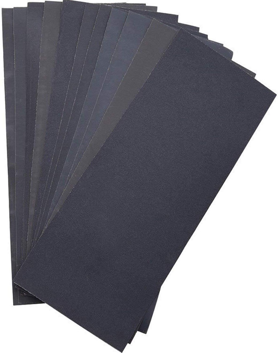 Furniture And Woodworking - Abrasive Sandpaper Sheets Assorted Grit 400/600/800/1000/1200/1500