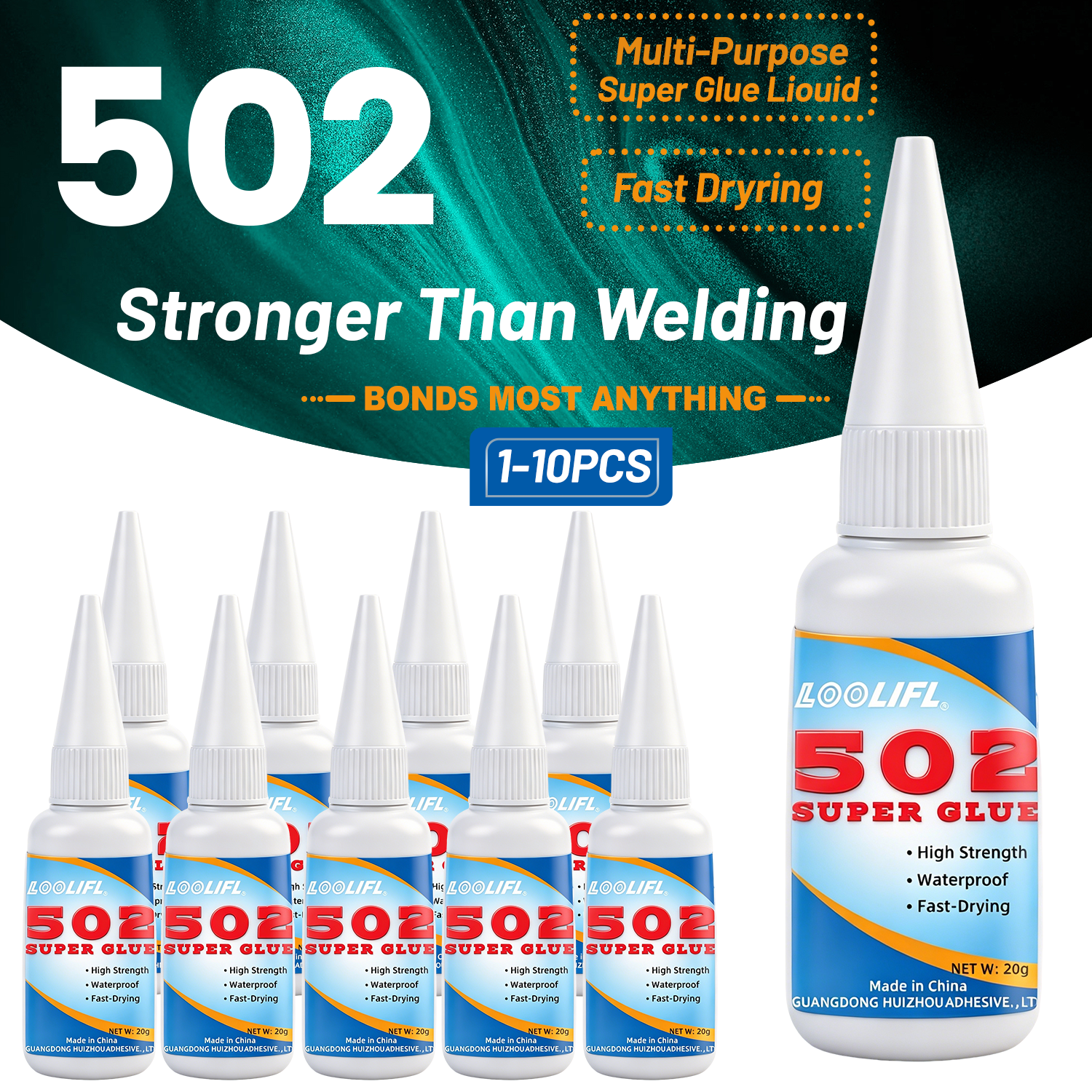 Woodworking Tool - LOOLIFL502 Super Glue extra strong Universal