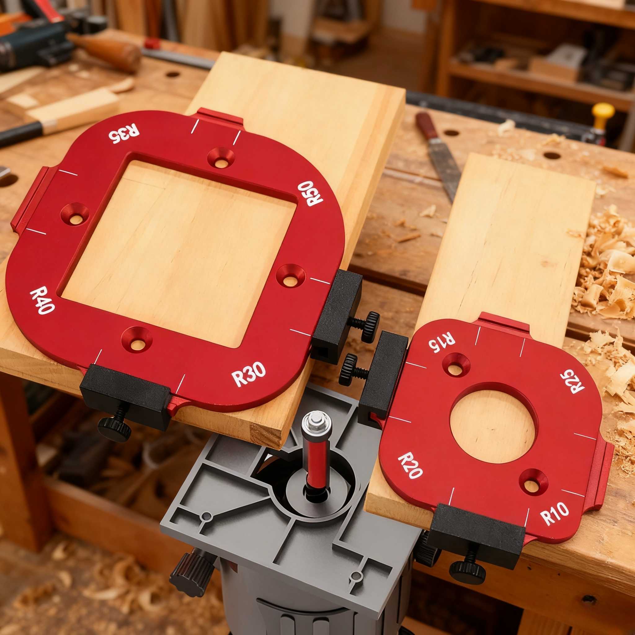 Furniture And Woodworking - 2pcs Woodworking Router Corner Radius Arc