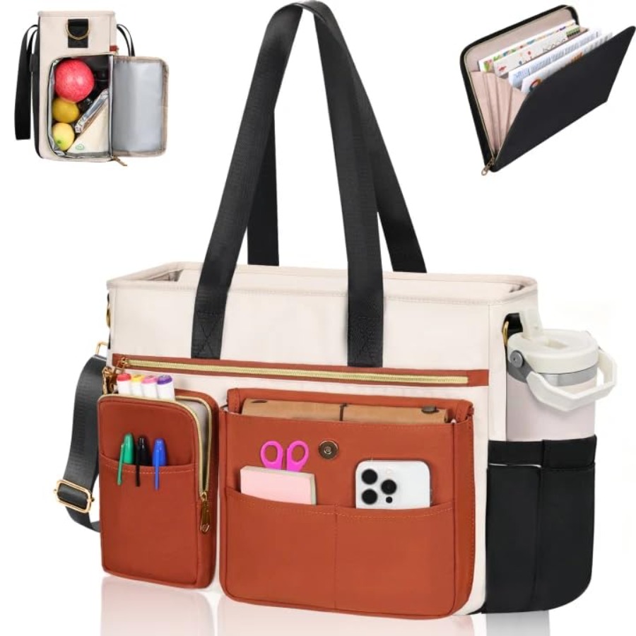 Teacher Tote Bag for Women 2Pc - Woodworking Teacher recensione e prezzo