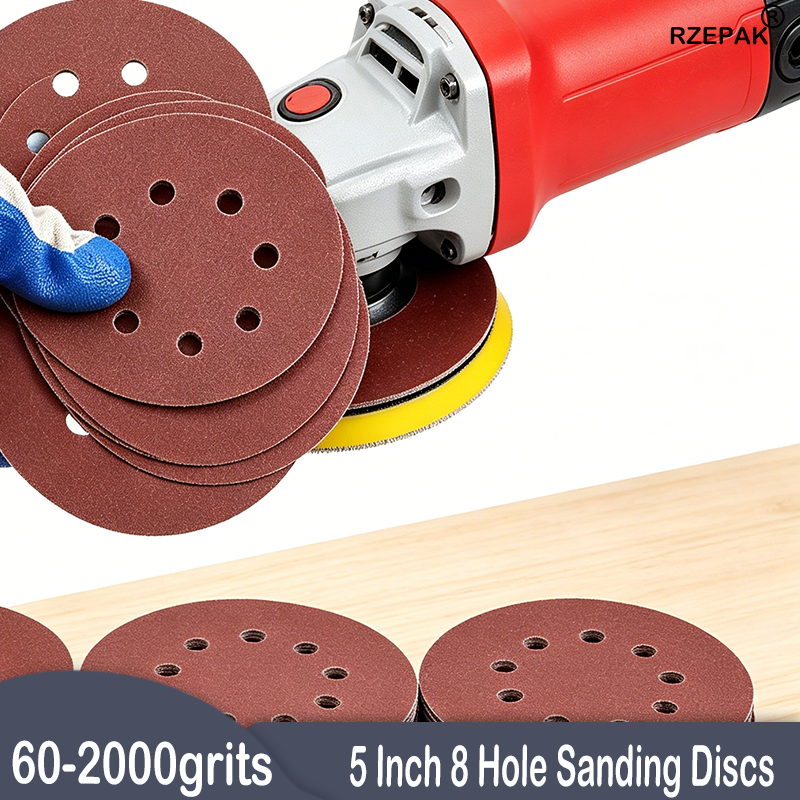 8 Hole 125mm Sandpaper Woodwor - Woodworking Tool recensione e prezzo
