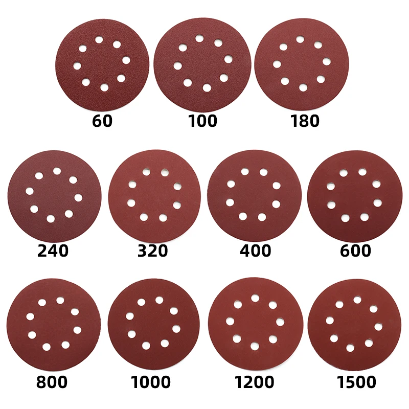 8 Hole 125mm Sandpaper Woodwor - Woodworking Tool recensione e prezzo