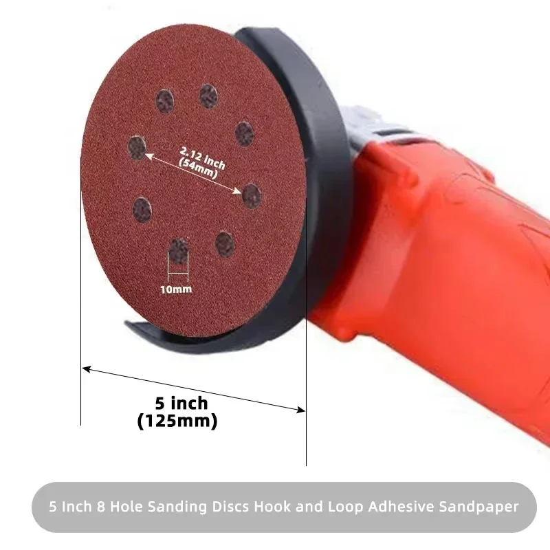 8 Hole 125mm Sandpaper Woodwor - Woodworking Tool recensione e prezzo