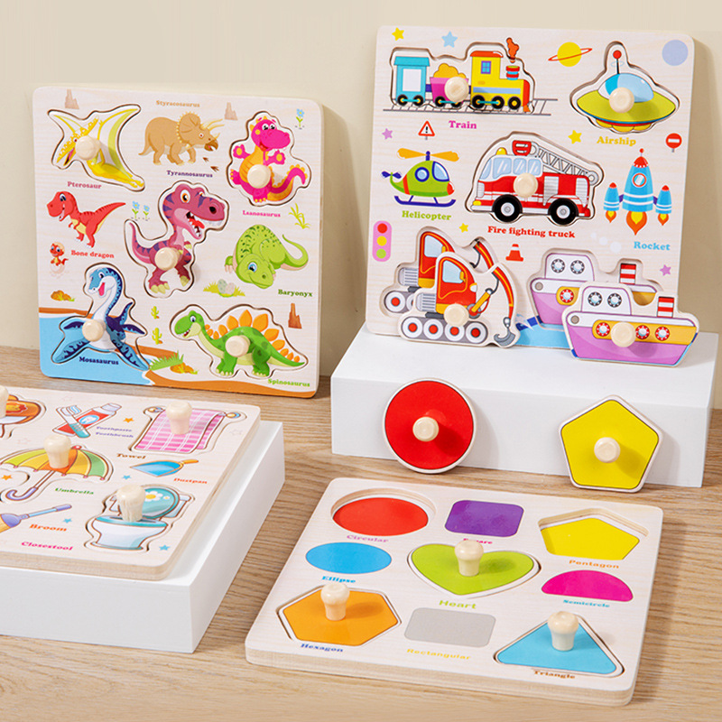 Montessori Wooden Puzzles Toys - Woodworking Jigsaw recensione e prezzo