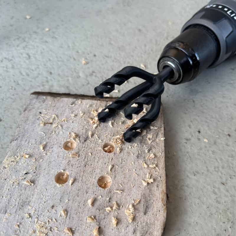Four Head Square Drill Bit Fun - Woodworking Jokes recensione e prezzo