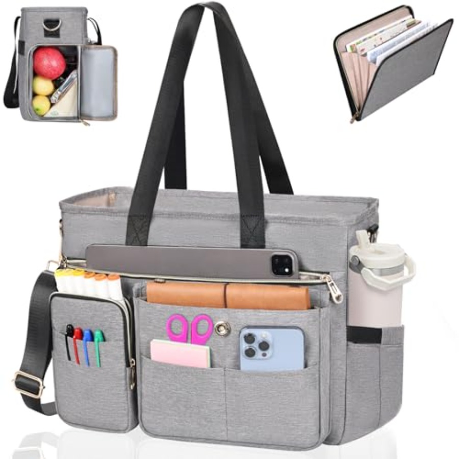 Teacher Tote Bag for Women 2Pc - Woodworking Teacher recensione e prezzo