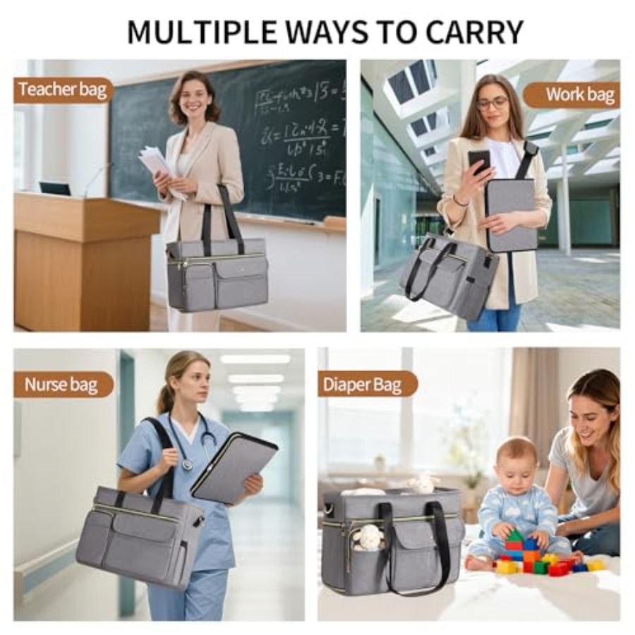 Teacher Tote Bag for Women 2Pc - Woodworking Teacher recensione e prezzo