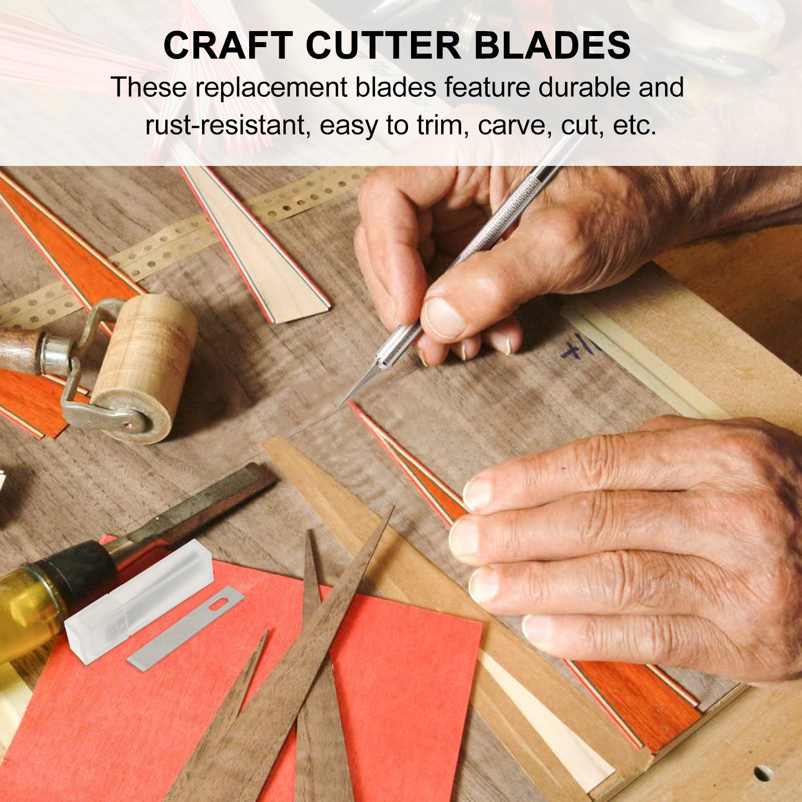 50Pcs Replacement Craft Blades - Woodworking Crafts recensione e prezzo