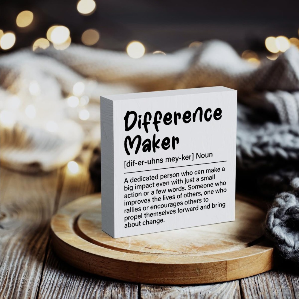 1pcs, Wooden Box Sign, Unique  - Woodworking Teacher recensione e prezzo