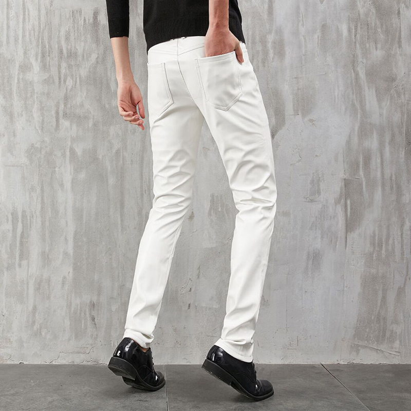 Men's Leather Pants Skinny Fit - Woodworking Brand recensione e prezzo