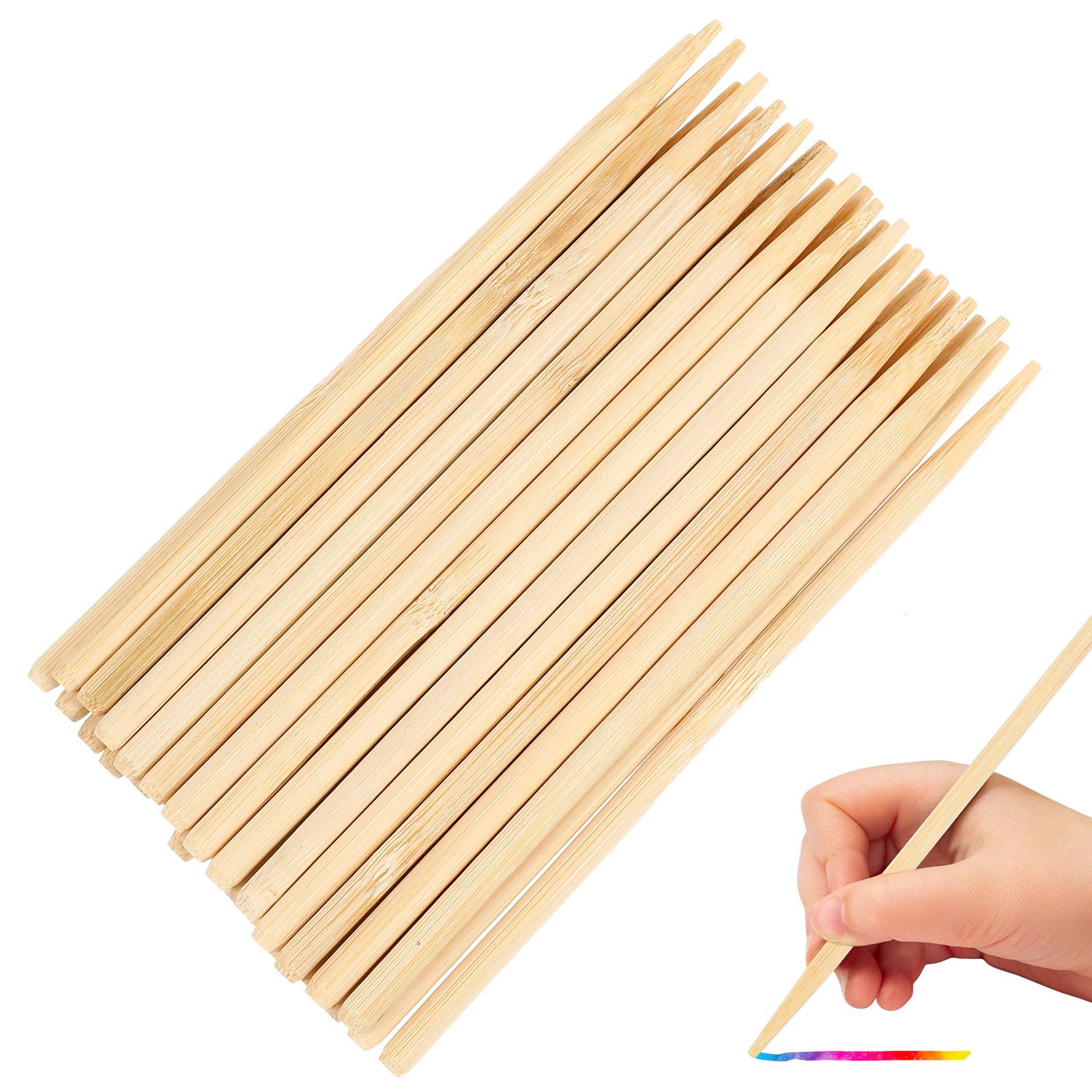 30pcs Scratch Bamboo Pens Wax  - Woodworking Crafts recensione e prezzo