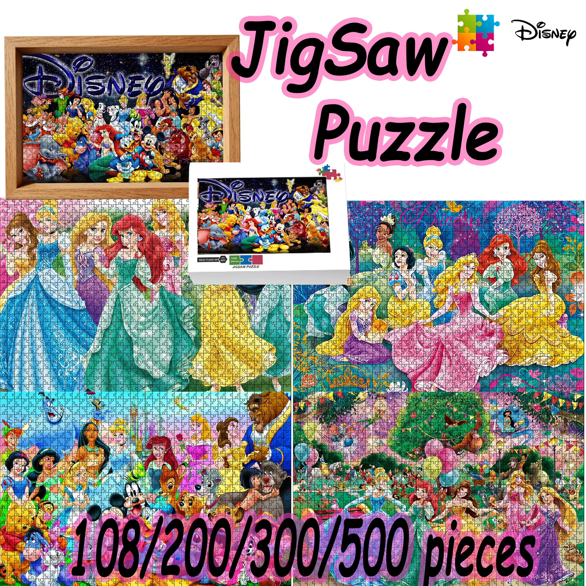 Disney Princess Puzzle 108/200 - Woodworking Jigsaw recensione e prezzo