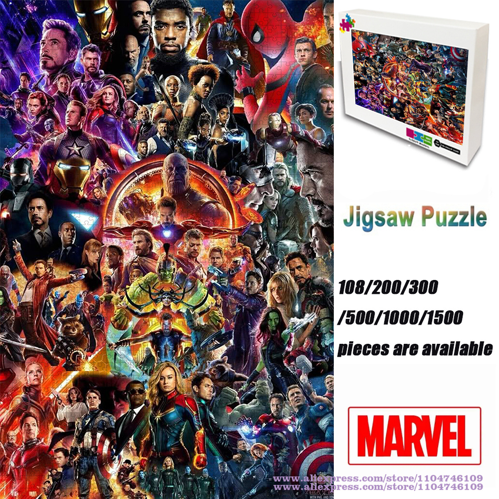 Marvel Characters Collections  - Woodworking Jigsaw recensione e prezzo