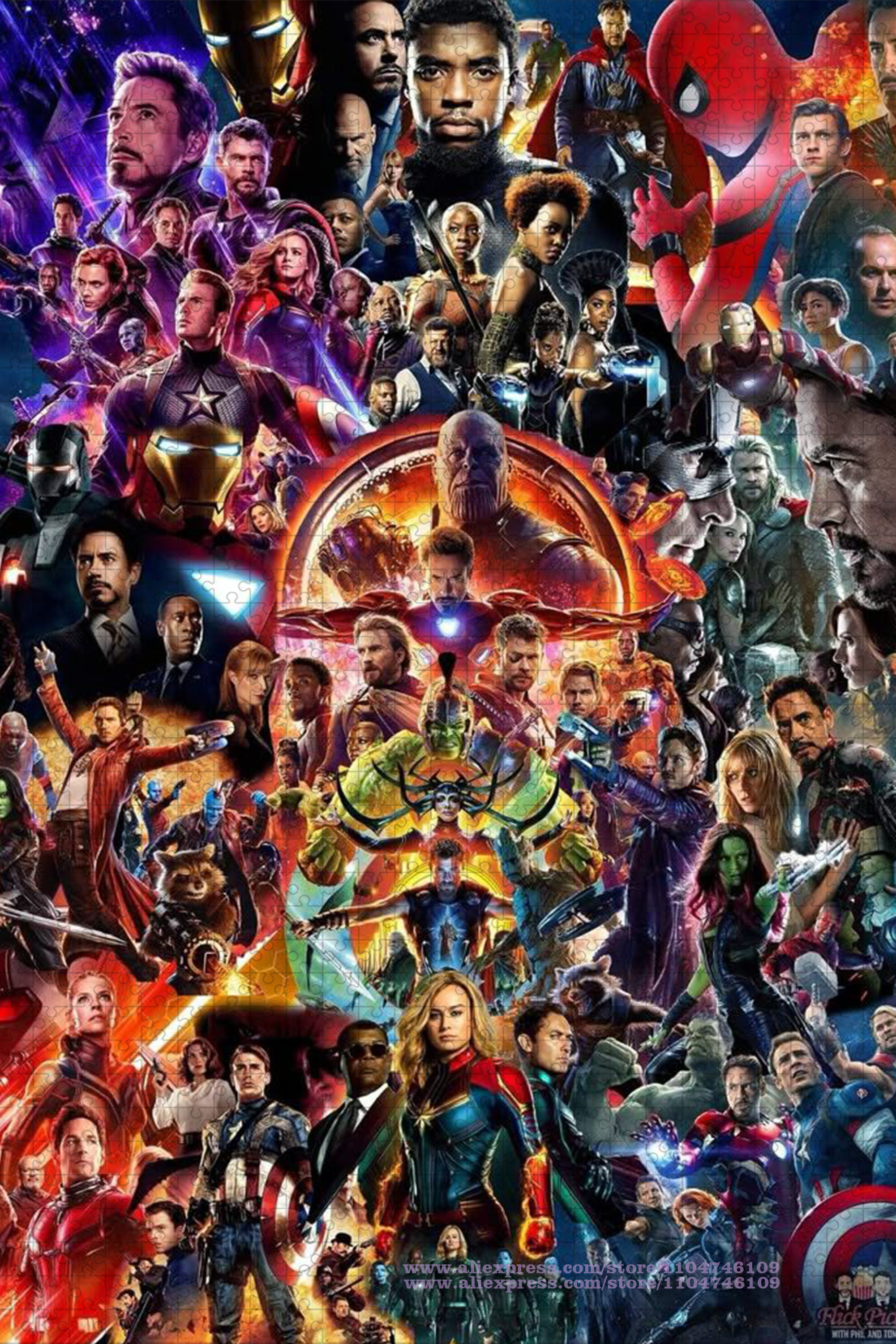 Marvel Characters Collections  - Woodworking Jigsaw recensione e prezzo