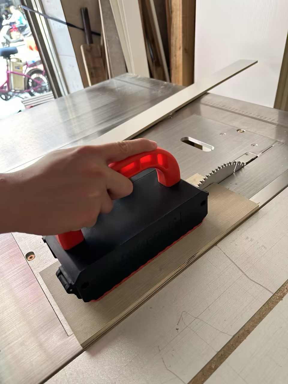 Table Saw Push Block Pusher Ad - Woodworking Jointer recensione e prezzo