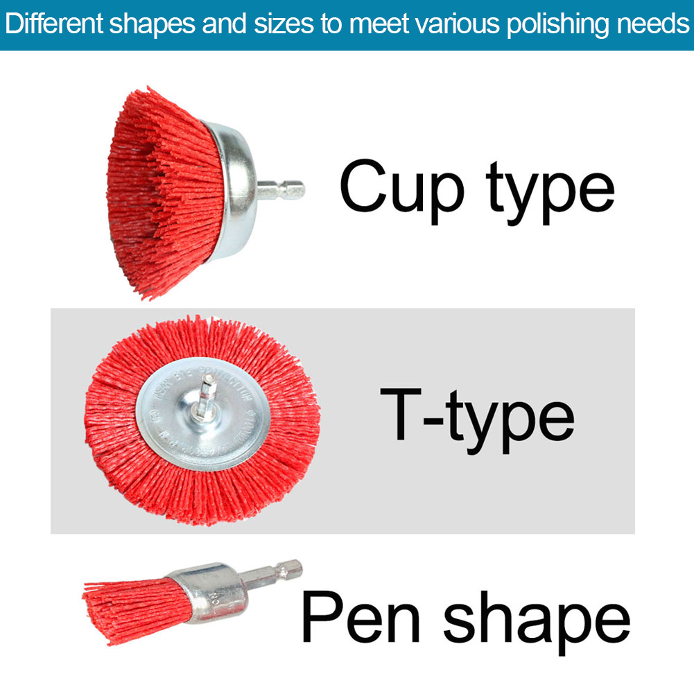 Nylon Cup Brush Abrasive Wire  - Woodworking Drill recensione e prezzo