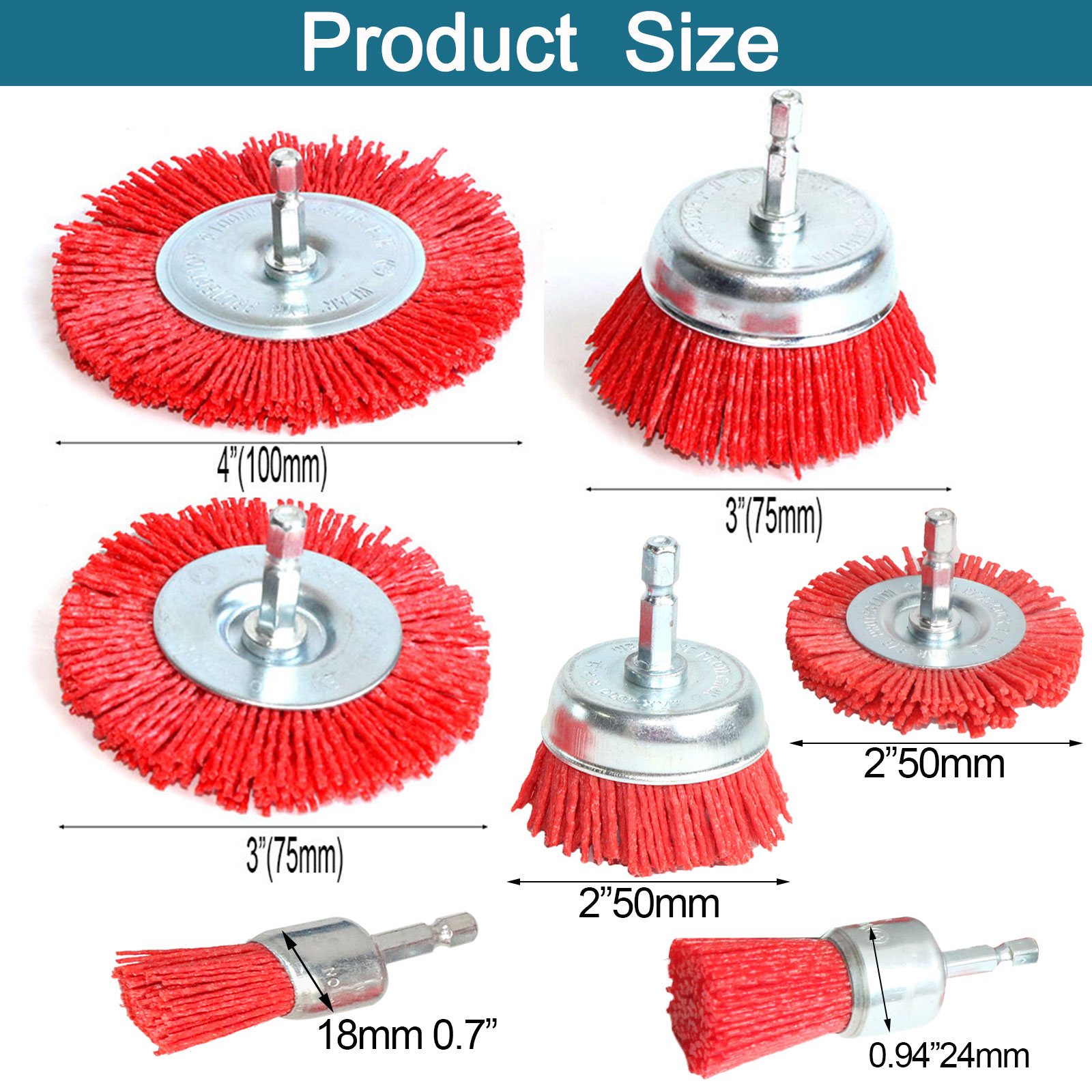Nylon Cup Brush Abrasive Wire  - Woodworking Drill recensione e prezzo