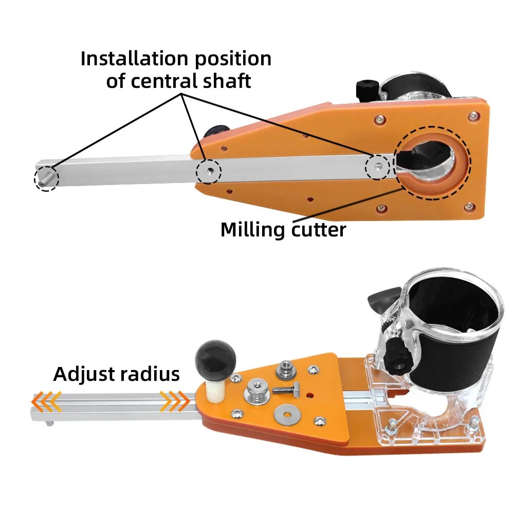 Circle Cutting Jig for Makita  - Woodworking Jointer recensione e prezzo