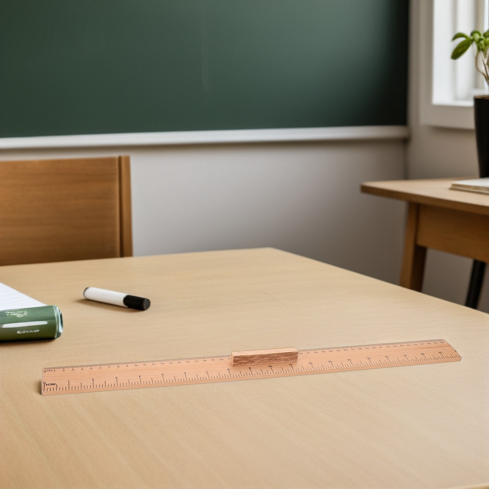2Pcs Wooden Measuring Ruler 50 - Woodworking Teacher recensione e prezzo