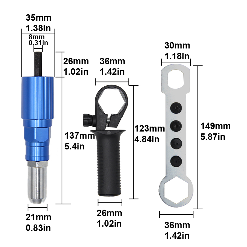 Electric Aluminum Alloy Rivet  - Woodworking Videos recensione e prezzo