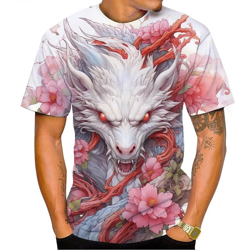Summer New Men's Top 3D Printe - Woodworking Brand recensione e prezzo
