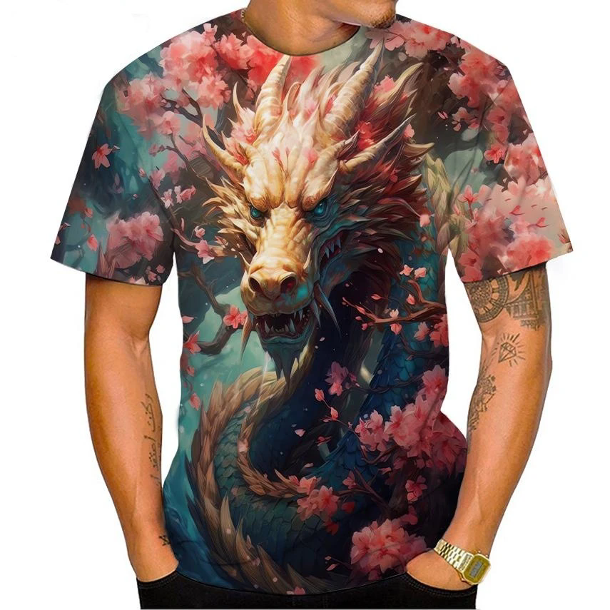 Summer New Men's Top 3D Printe - Woodworking Brand recensione e prezzo
