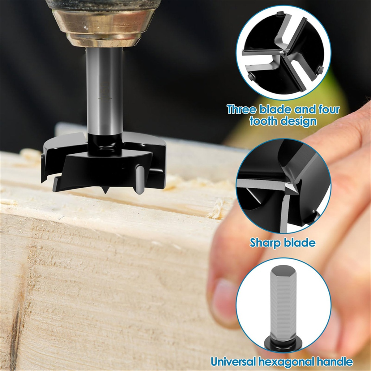 ABNJ Bit for Woodworking, Trip - Woodworking Drill recensione e prezzo