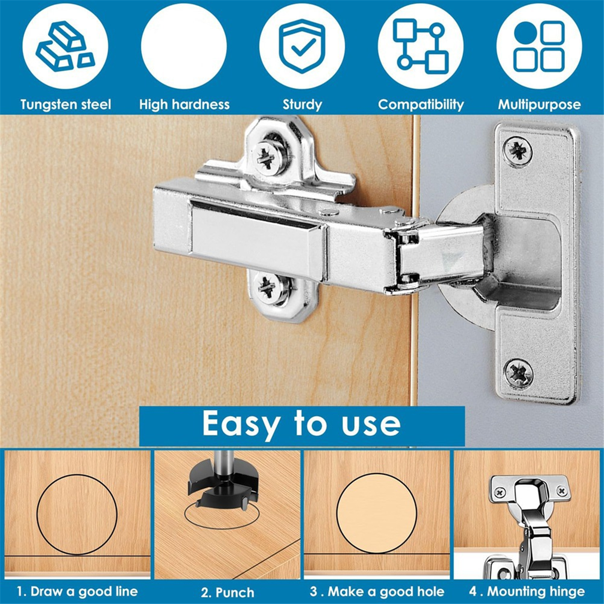 ABNJ Bit for Woodworking, Trip - Woodworking Drill recensione e prezzo