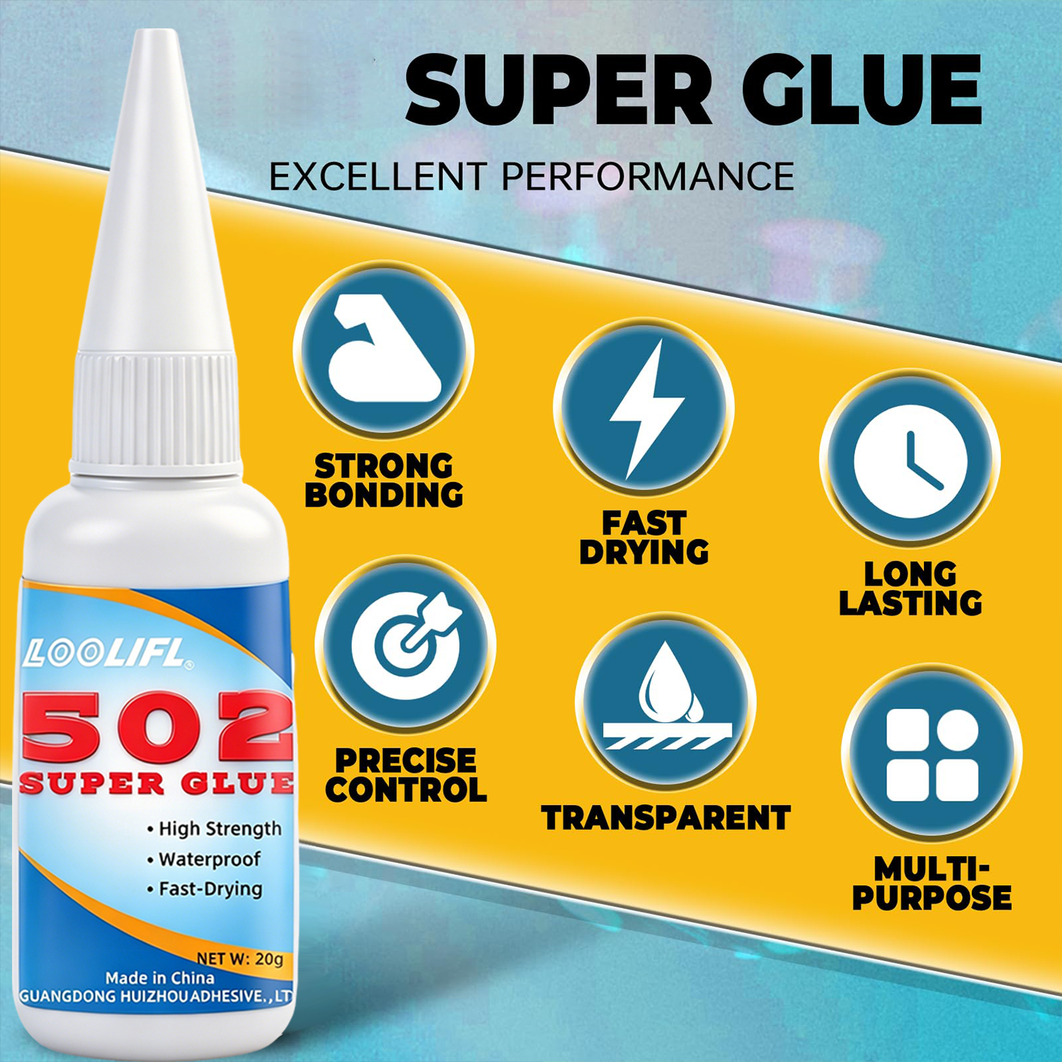 LOOLIFL502 Super Glue extra st - Woodworking Tool recensione e prezzo