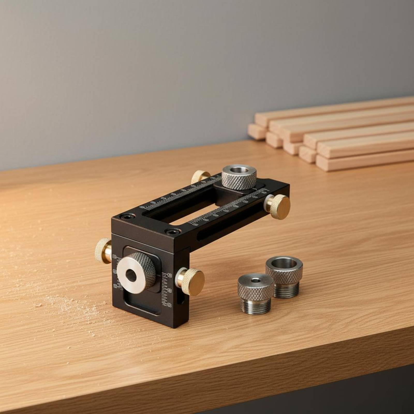 Adjustable Drilling Guide Meas - Furniture And Woodworking recensione e prezzo
