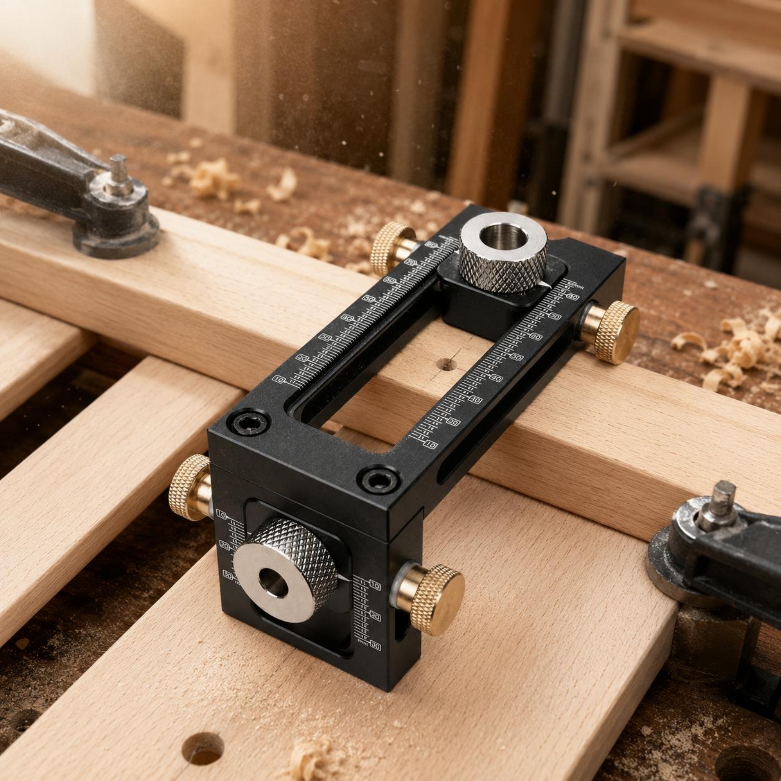 Adjustable Drilling Guide Meas - Furniture And Woodworking recensione e prezzo