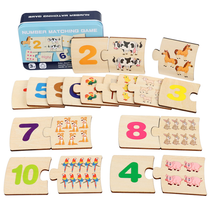 Children Iron Box Number Enlig - Woodworking Jigsaw recensione e prezzo