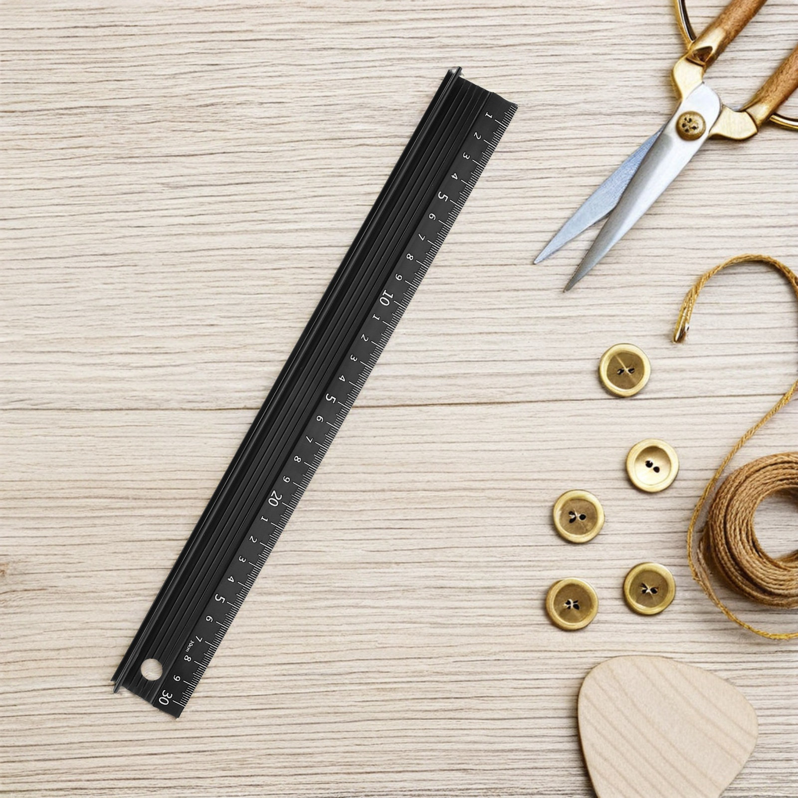 Metal Sewing Ruler L Shape Dra - Woodworking Crafts recensione e prezzo