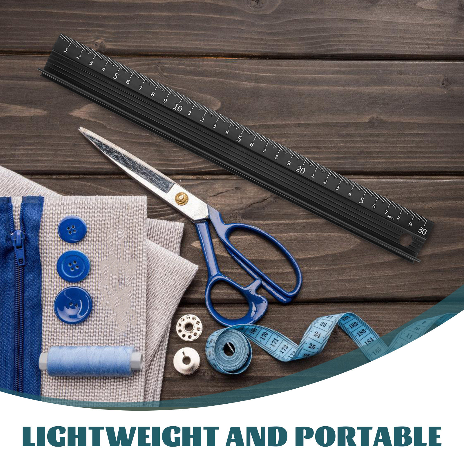 Metal Sewing Ruler L Shape Dra - Woodworking Crafts recensione e prezzo