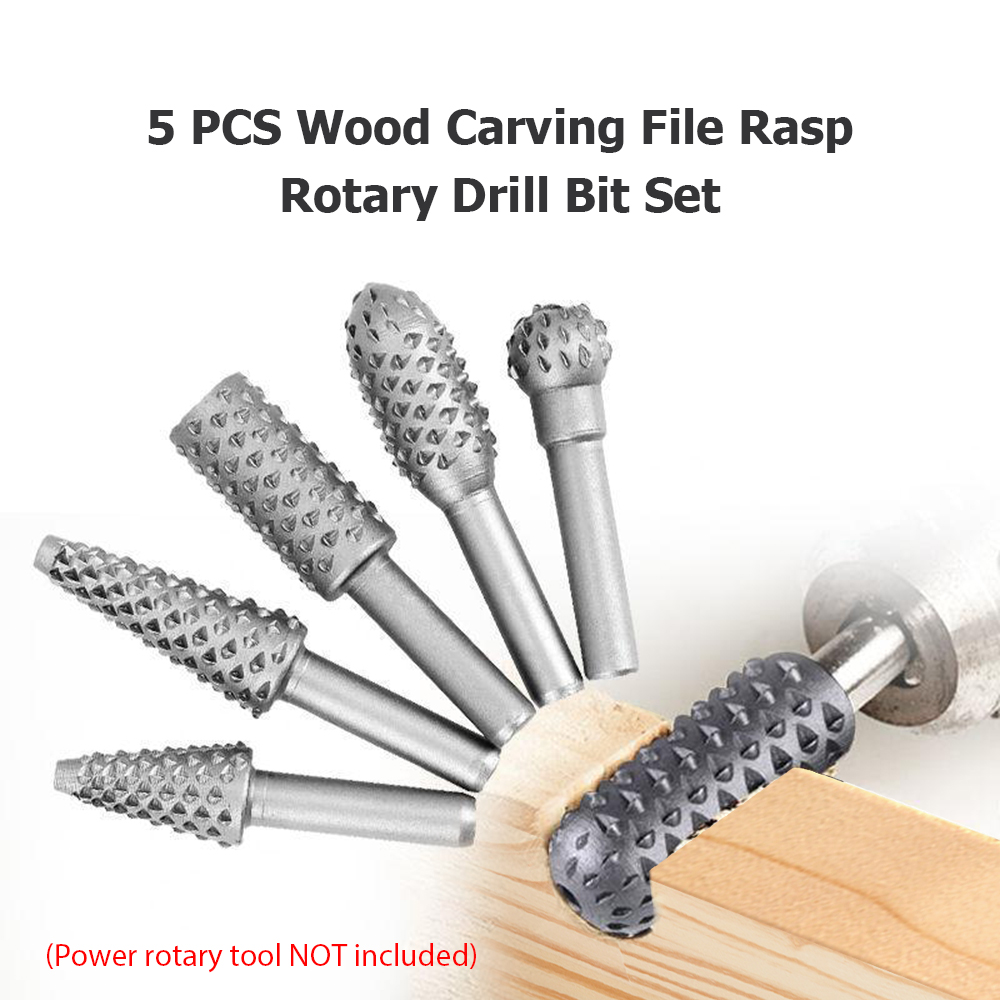 5pcs Woodworking Rotary File S - Woodworking Drill recensione e prezzo