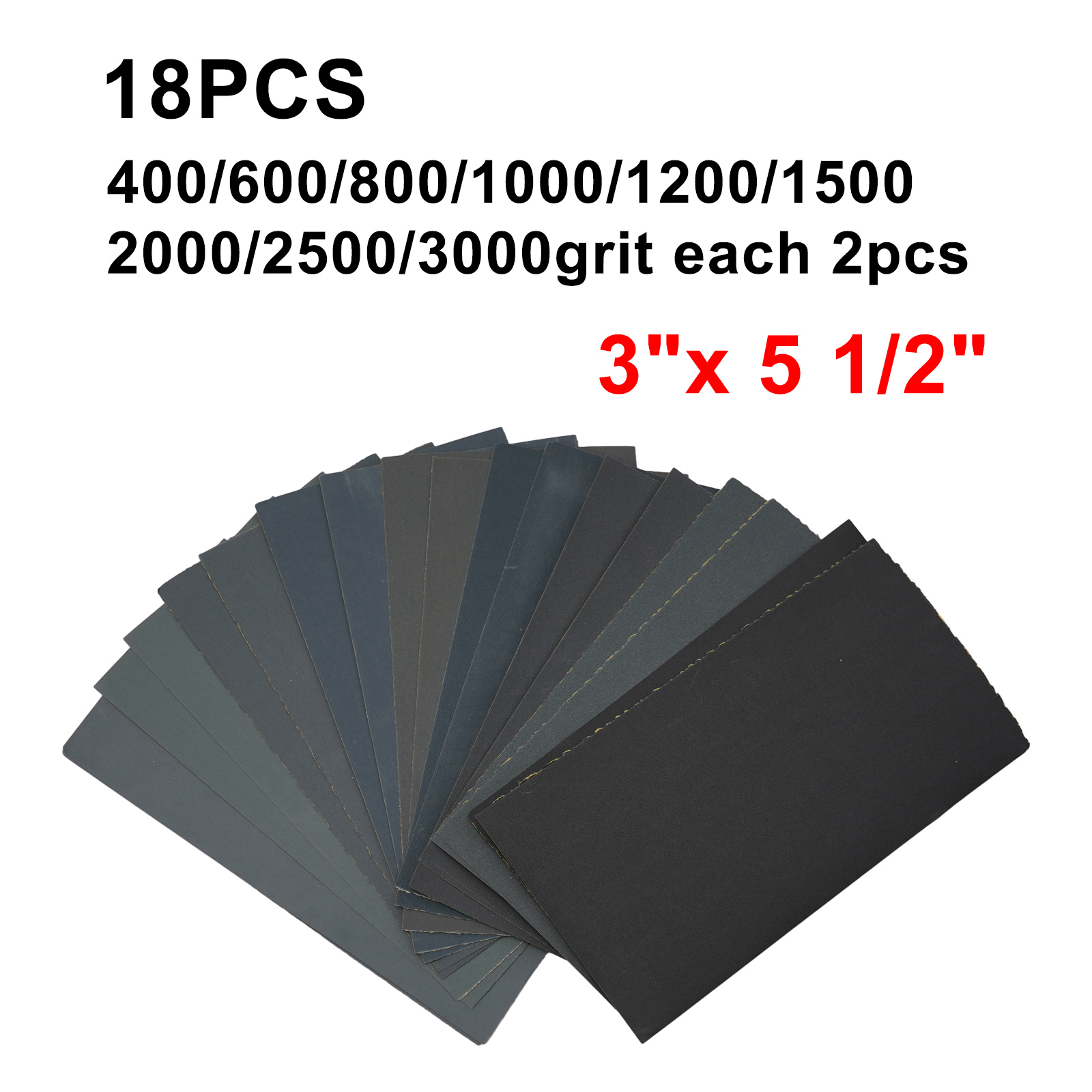 18pc Sandpaper 400-3000grit Sa - Woodworking Tool recensione e prezzo