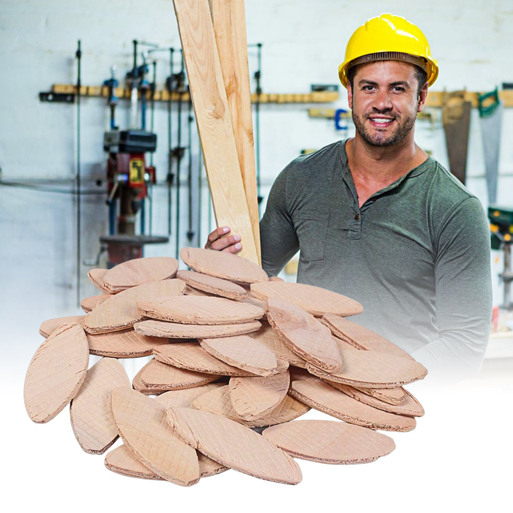 100pcs Assorted Wood Biscuits  - Woodworking Jointer recensione e prezzo