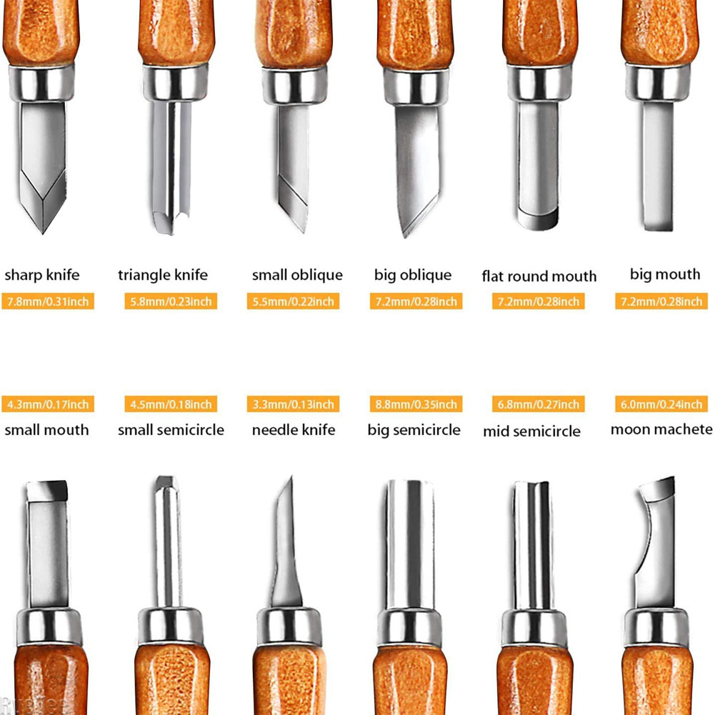 12Pcs SK2 Woodworking Carving  - Woodworking Crafts recensione e prezzo