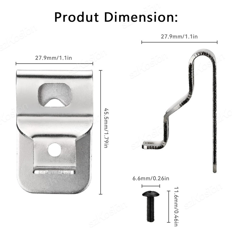 Drill Belt Clip Hooks for Dewa - Woodworking Videos recensione e prezzo