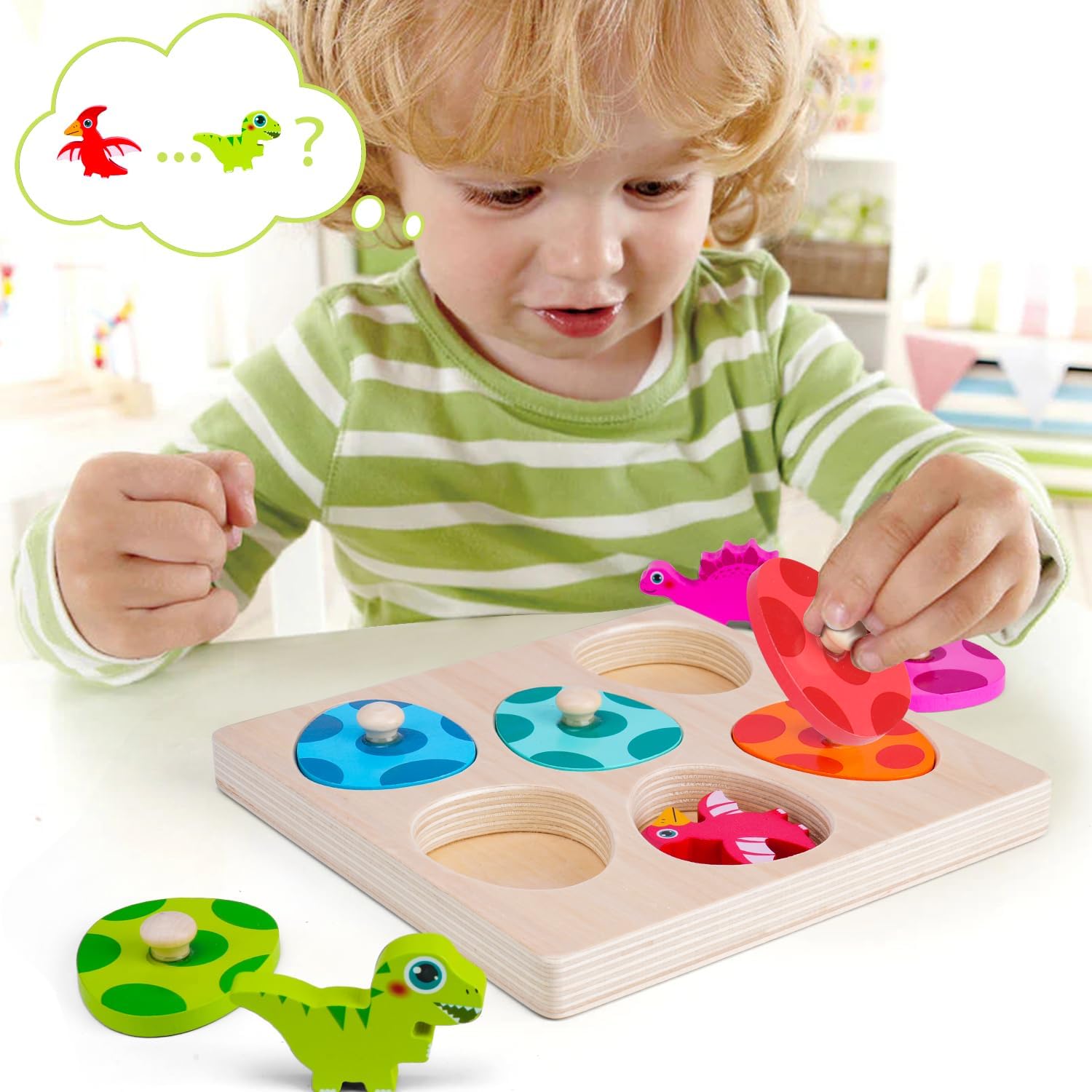 Wooden Dinosaur Jigsaw Puzzle  - Woodworking Jigsaw recensione e prezzo