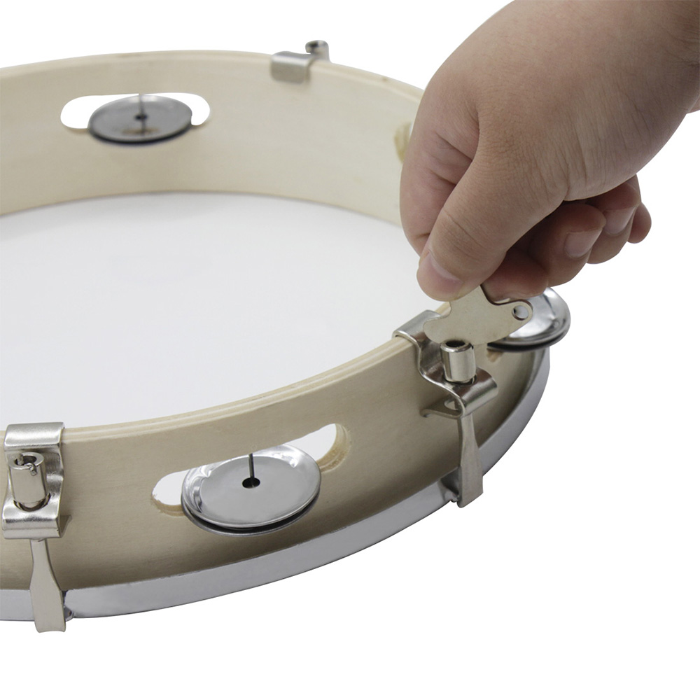 10 Inches Tambourine Adjustabl - Woodworking Crafts recensione e prezzo
